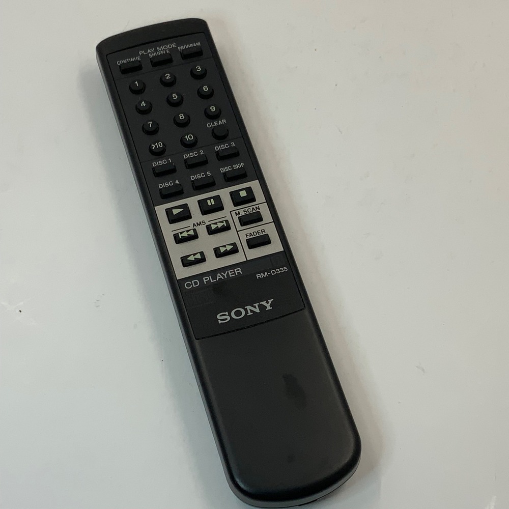 Sony RM-D335 CD Player Remote Control Genuine OEM Black RM D335